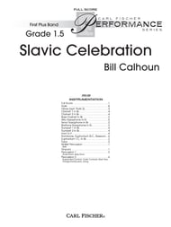 Slavic Celebration band score cover Thumbnail